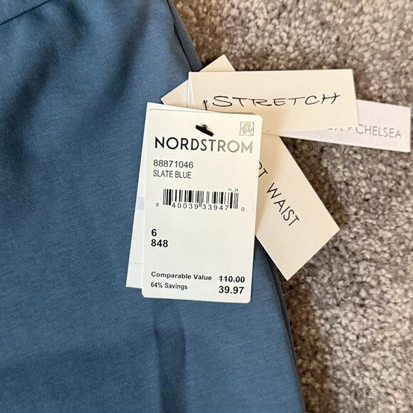 Medium Amanda + Chelsea Modern Fit Ankle Pant NWT Blue - Picture 3 of 3